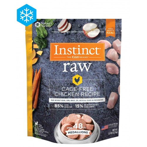 Instinct® Raw Frozen Chicken Medallions Dog Food